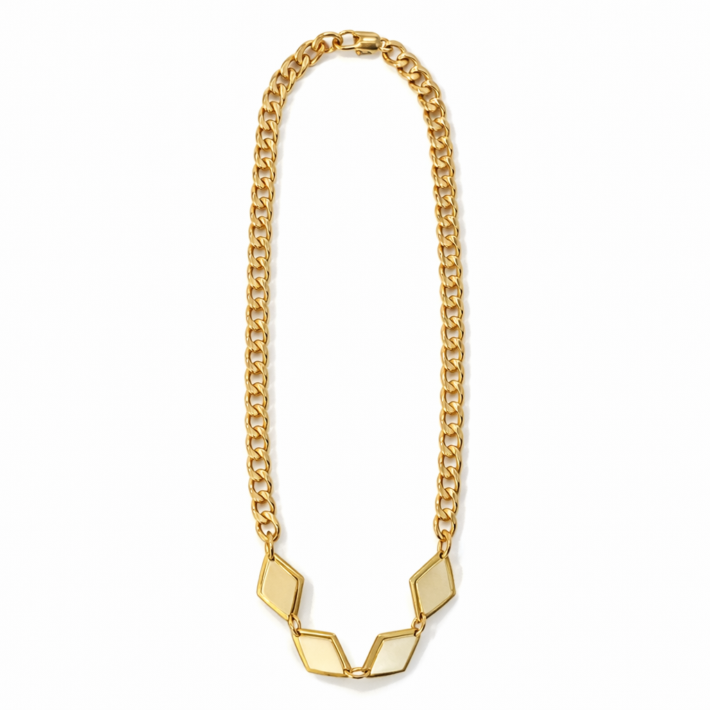 Lozenge Link Necklace