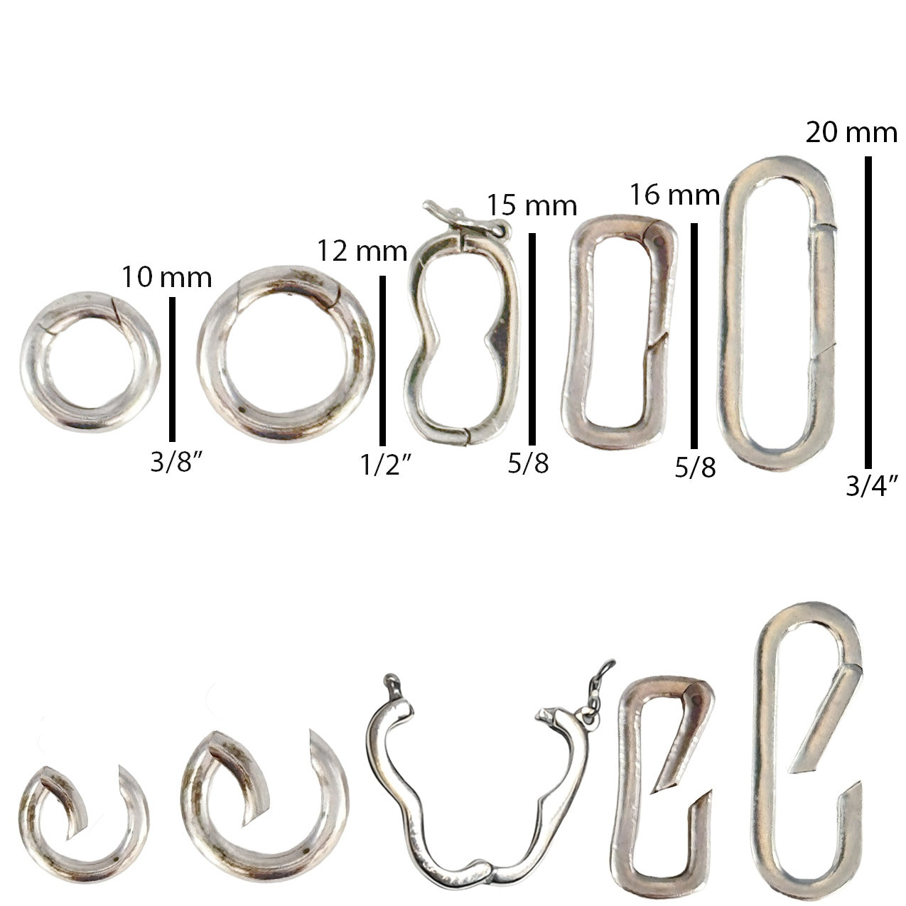 Connector Links Sterling Silver